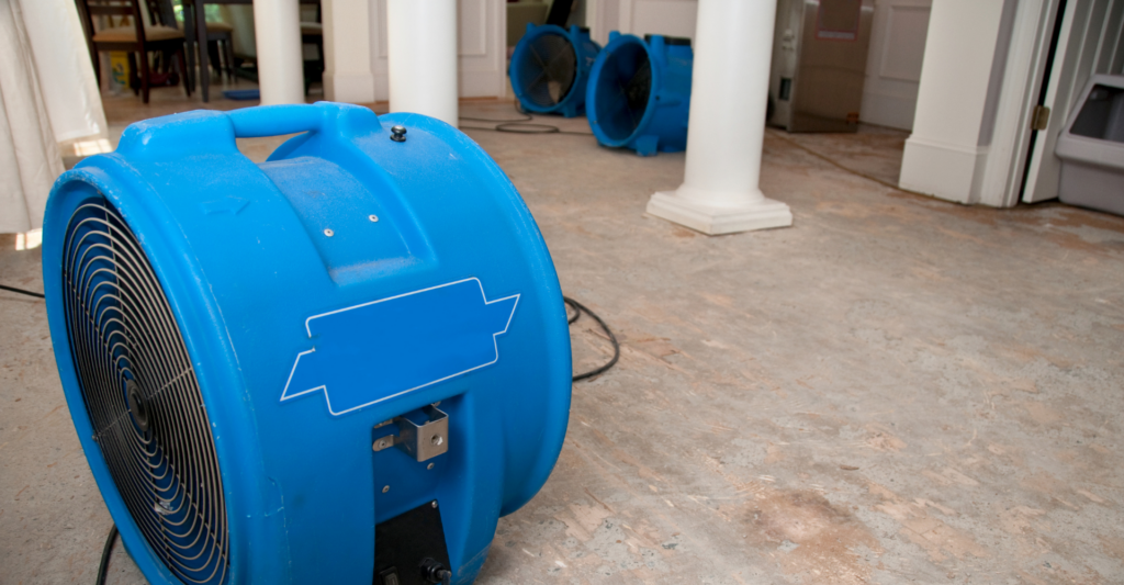 home flood remediation drying services