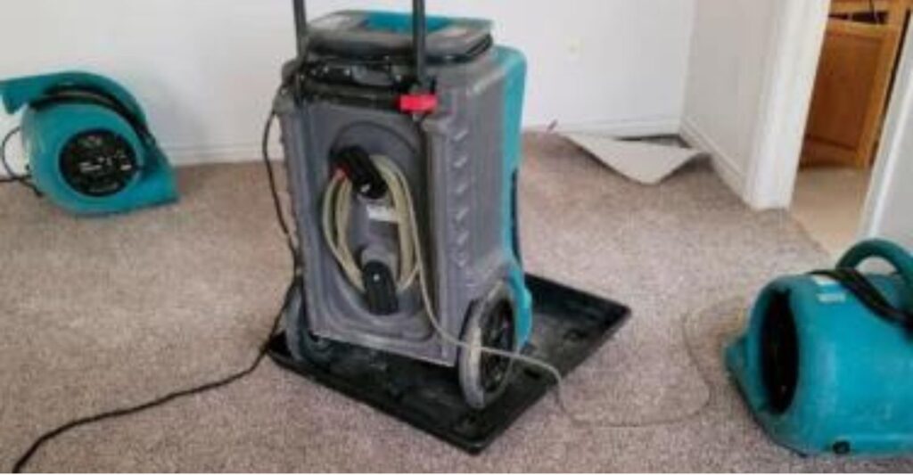 Mold remediation services help dry water in home after flood