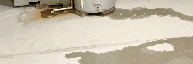 water heater leaks can damage the structure of your home